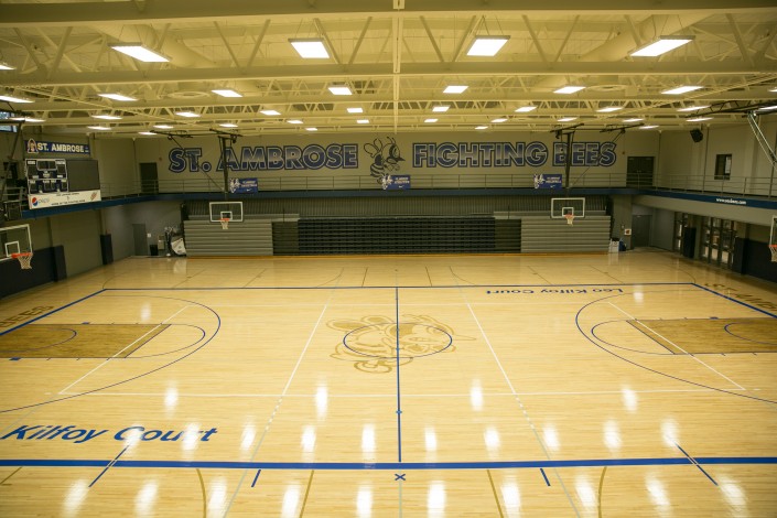 Leo Kilfoy Court inside Lee Lohman Arena