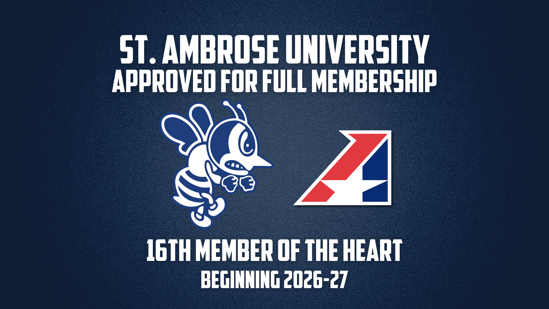 St. Ambrose University approved for full membership in the Heart of America Athletic Conference