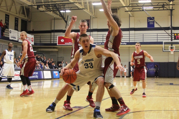 Overtime buzzer-beater stuns St. Ambrose at AIB