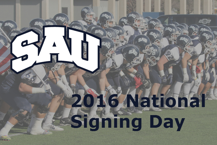 SAU Football welcomes 2016 National Signing Day class