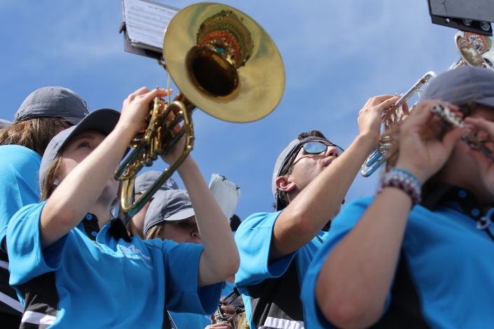 Watch the WQAD News 8 story on the SAU Athletic Band's debut