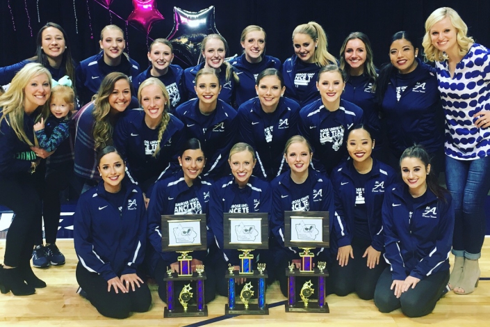 SAU Dance wins pom and hip hop titles at Iowa State Dance Competition