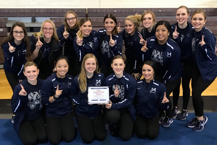 SAU Dance Team wins a pair of early competitions
