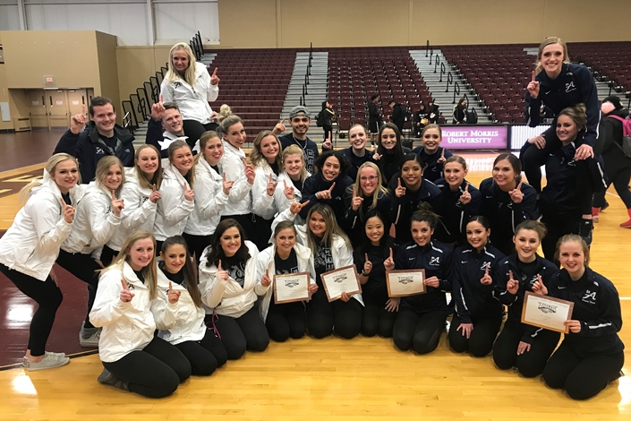 St. Ambrose Dance and Cheer Teams capture first place