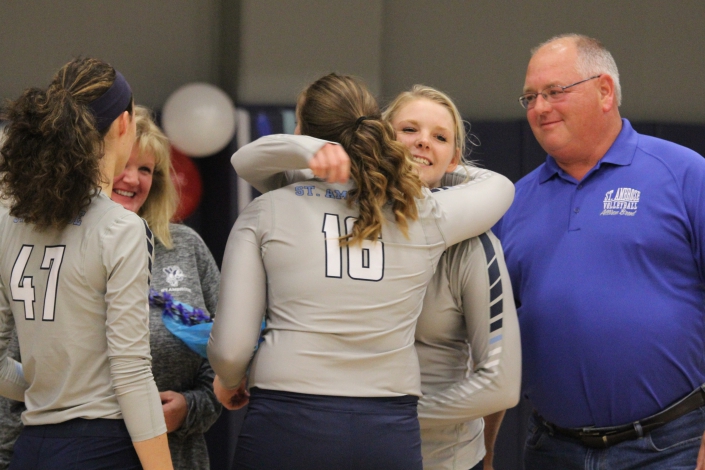 St. Ambrose loses five-setter on Senior Night