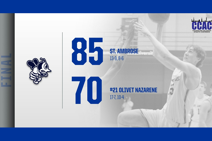 Bees take down No. 21 Olivet Nazarene 85-70