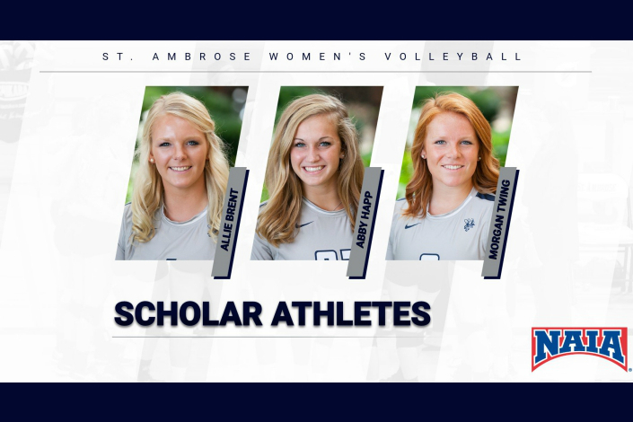 Brent, Happ and Twing named Daktronics-NAIA Scholar Athletes