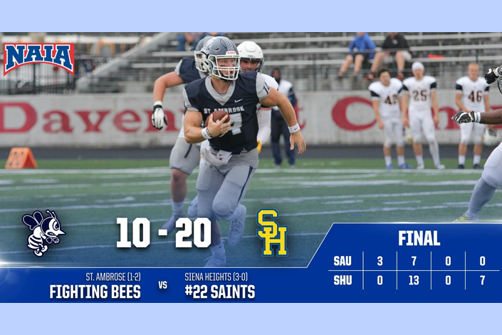 Bees drop Homecoming game to No. 22 Siena Heights