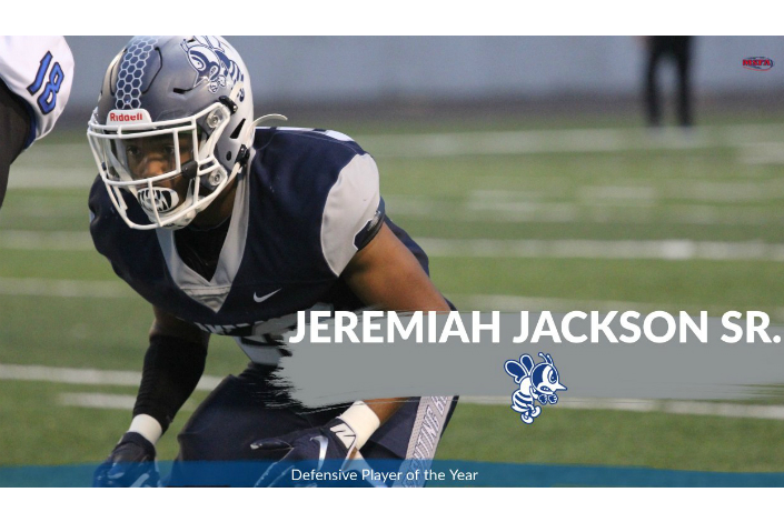 Jackson named Defensive Player of Year, one of three on all-MSFA first team