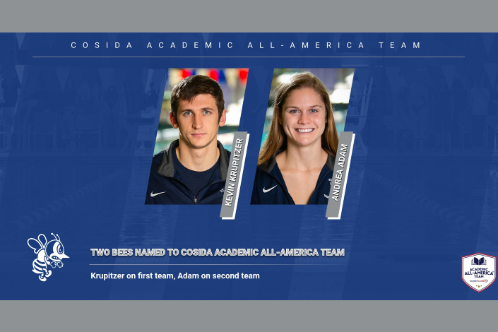 Krupitzer, Adam named to CoSIDA Academic All-America Teams