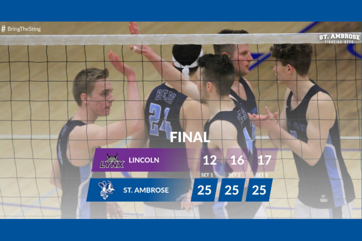 St. Ambrose defeats Lincoln College 3-0