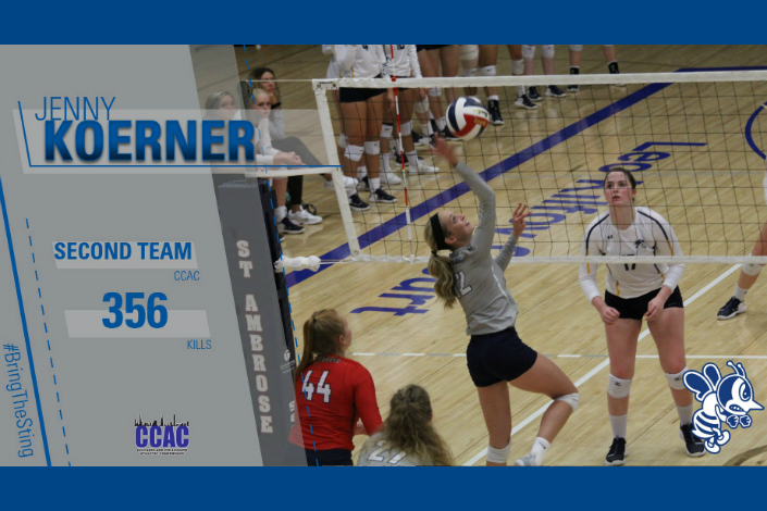 Koerner named second team all-conference