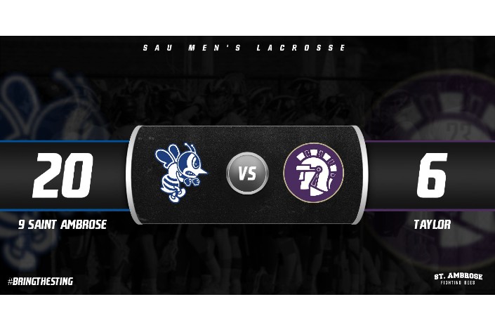Bees win big against Taylor University