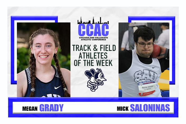 Grady, Saloninas named CCAC Athletes of the Week