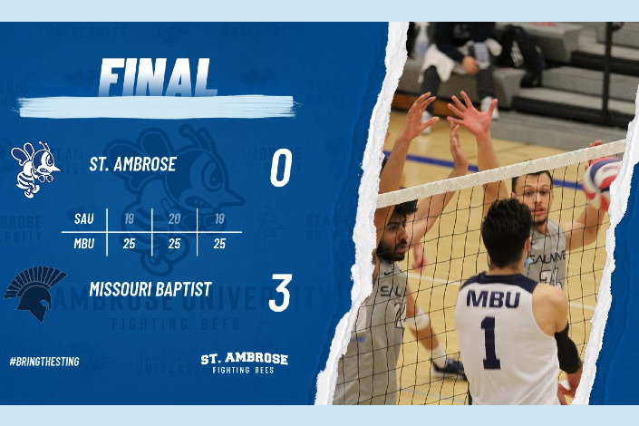 St. Ambrose falls to No. 3 Missouri Baptist