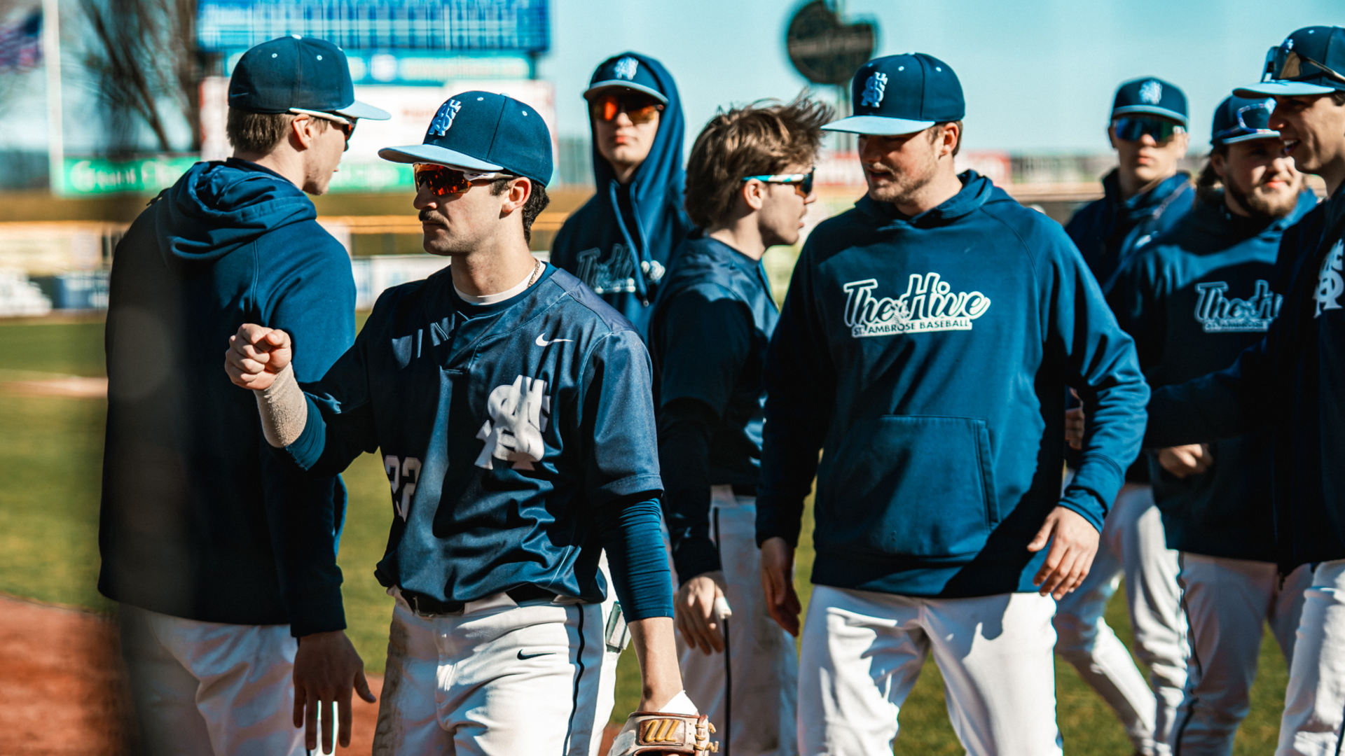 St. Ambrose controls first game in split with St. Francis