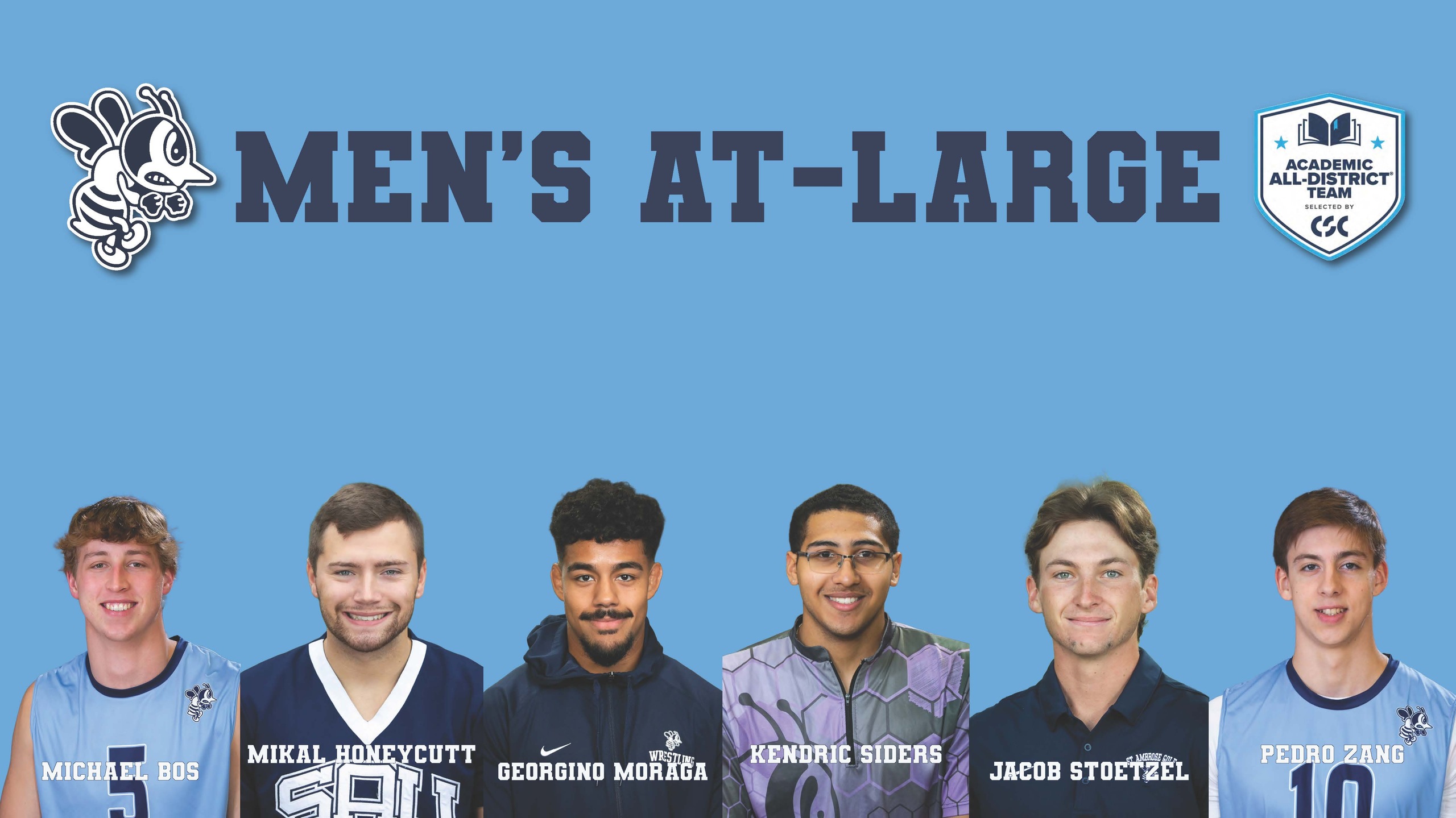 Stoetzel named to CSC Men's At-Large Academic All-District Team