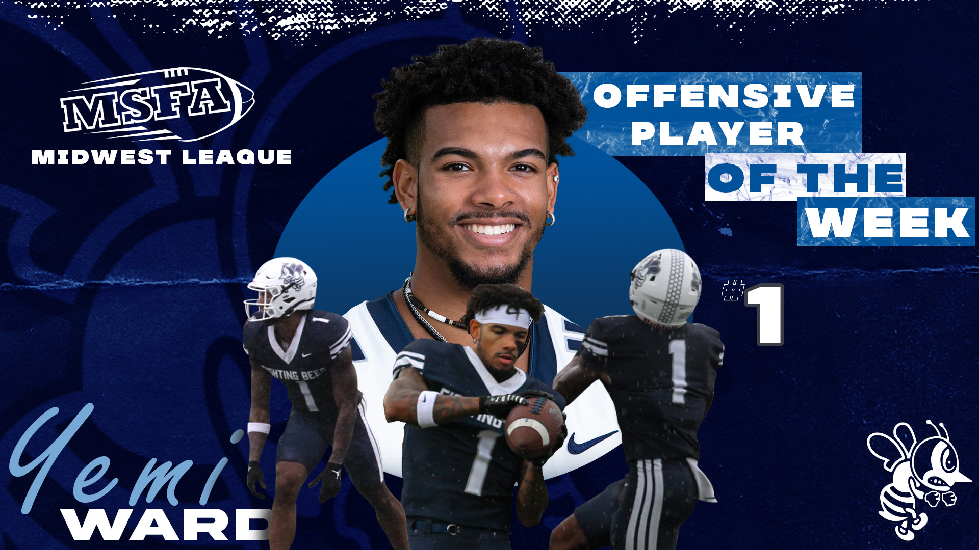 Ward named MSFA Midwest League Offensive Player of the Week