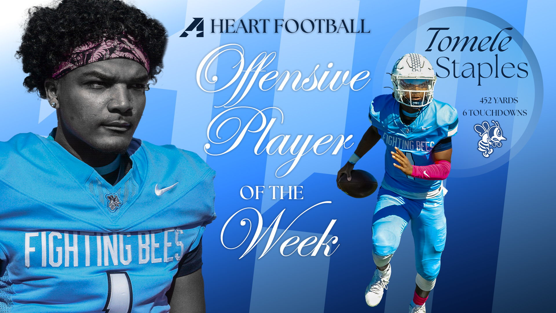 Staples named Heart Offensive Player of the Week