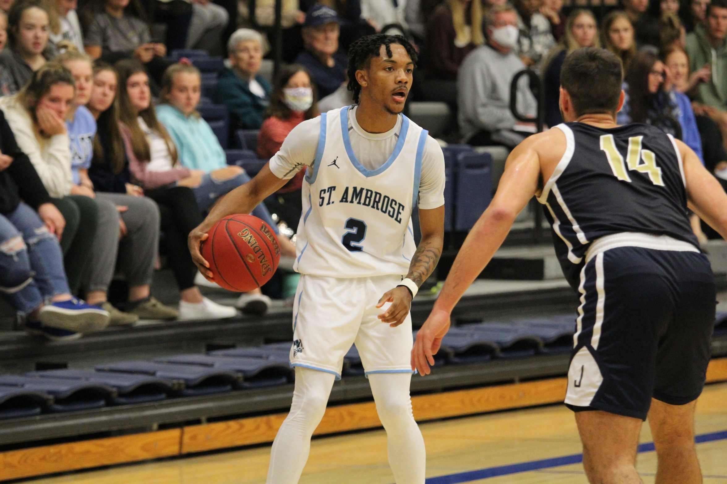 Spriggs' late free throws lift SAU past Judson 76-74