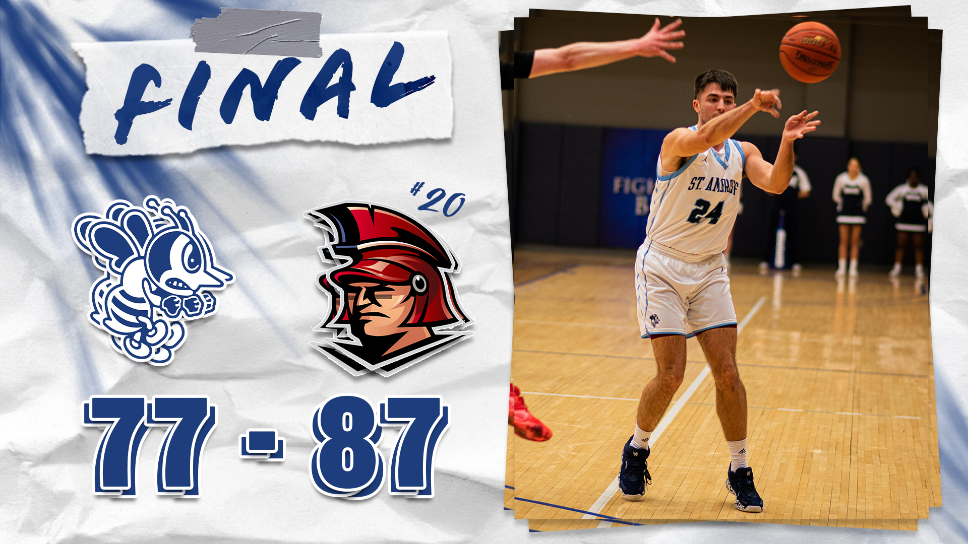 Slow second-half sinks Bees against No. 20 Titans