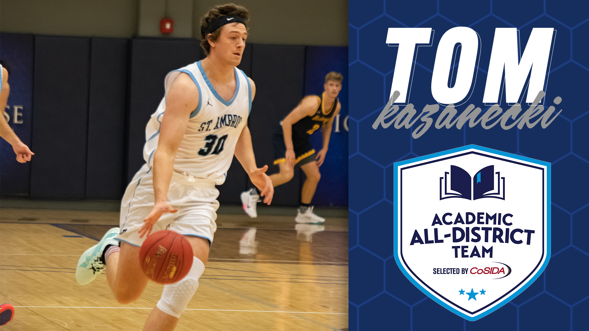 Kazanecki named to CoSIDA Academic All-District Team