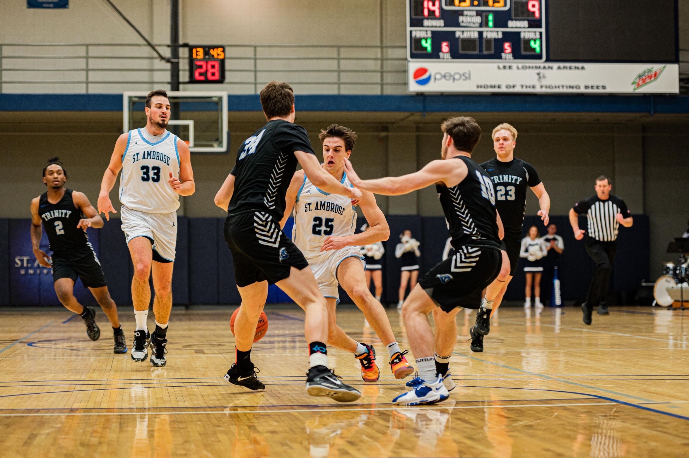 Fighting Bees fall to Saints 73-61