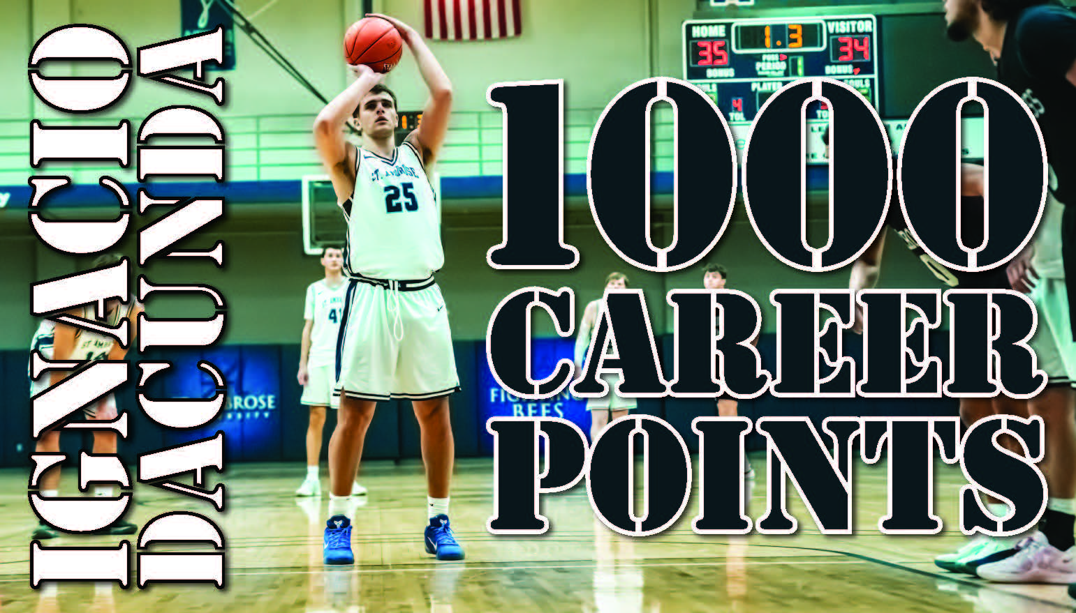 Dacunda reaches 1000-point club in win over Eagles