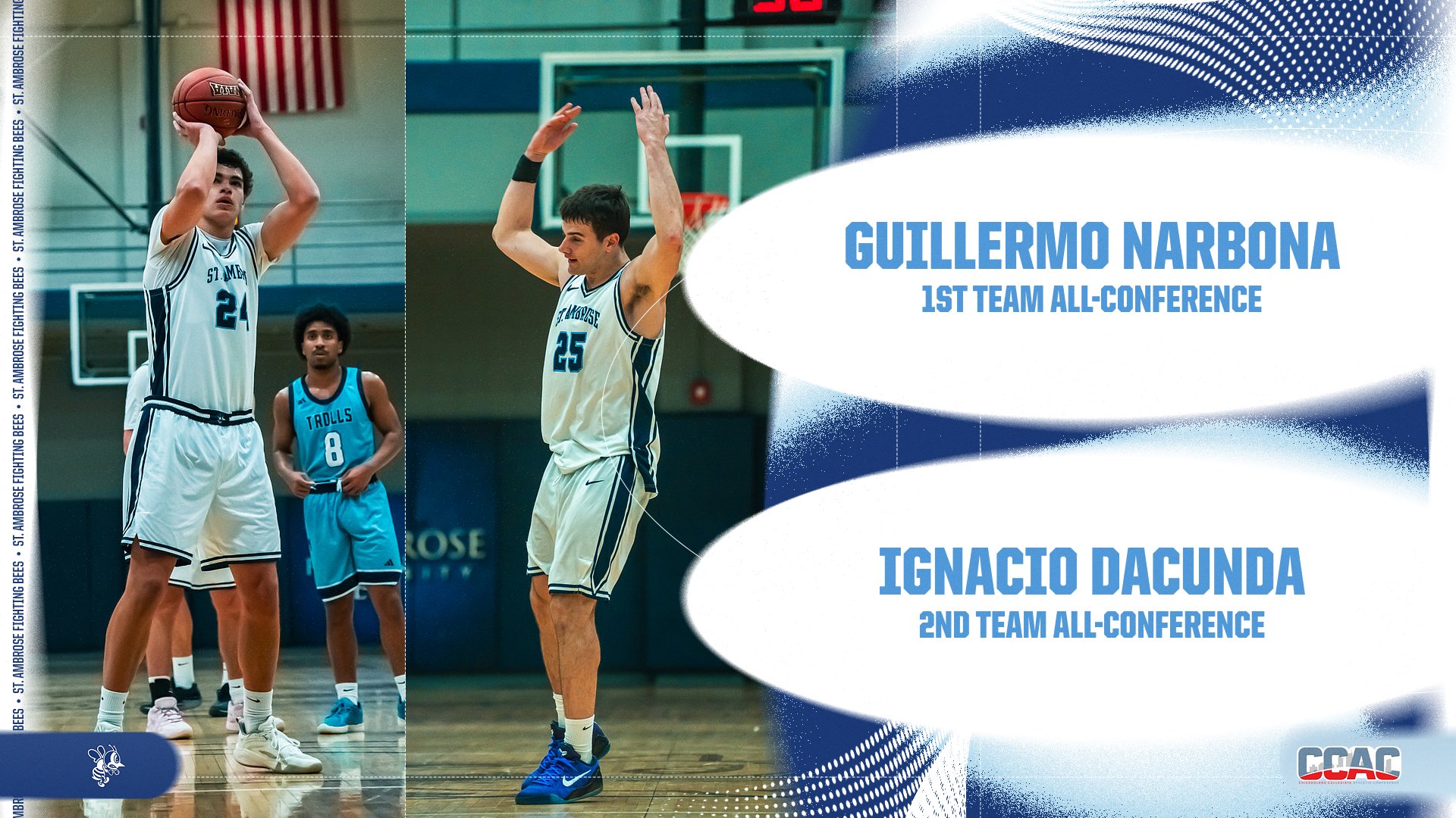 Narbona named first team all-CCAC; Dacunda on second team