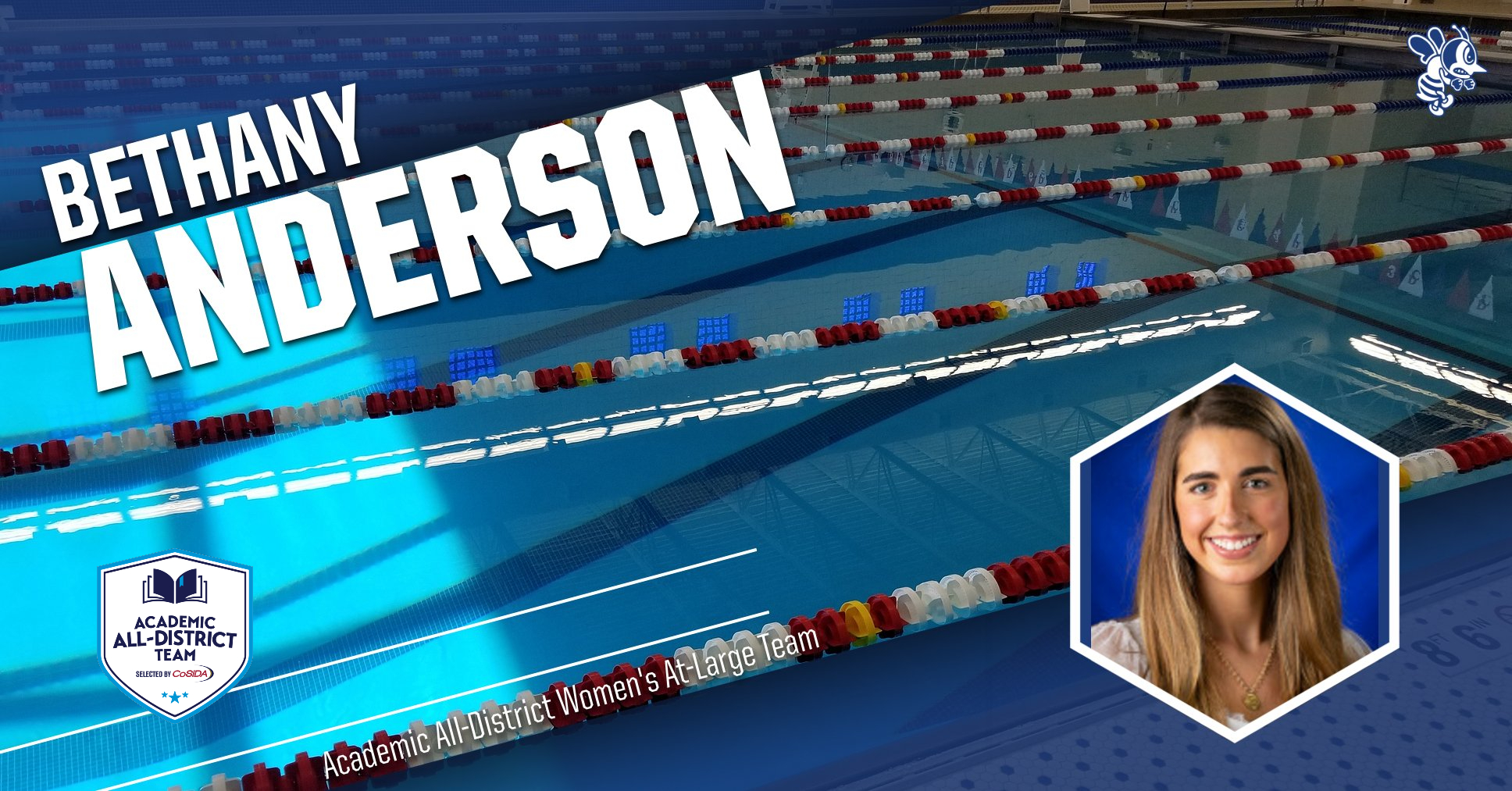 Anderson named to CoSIDA Academic All-District Team