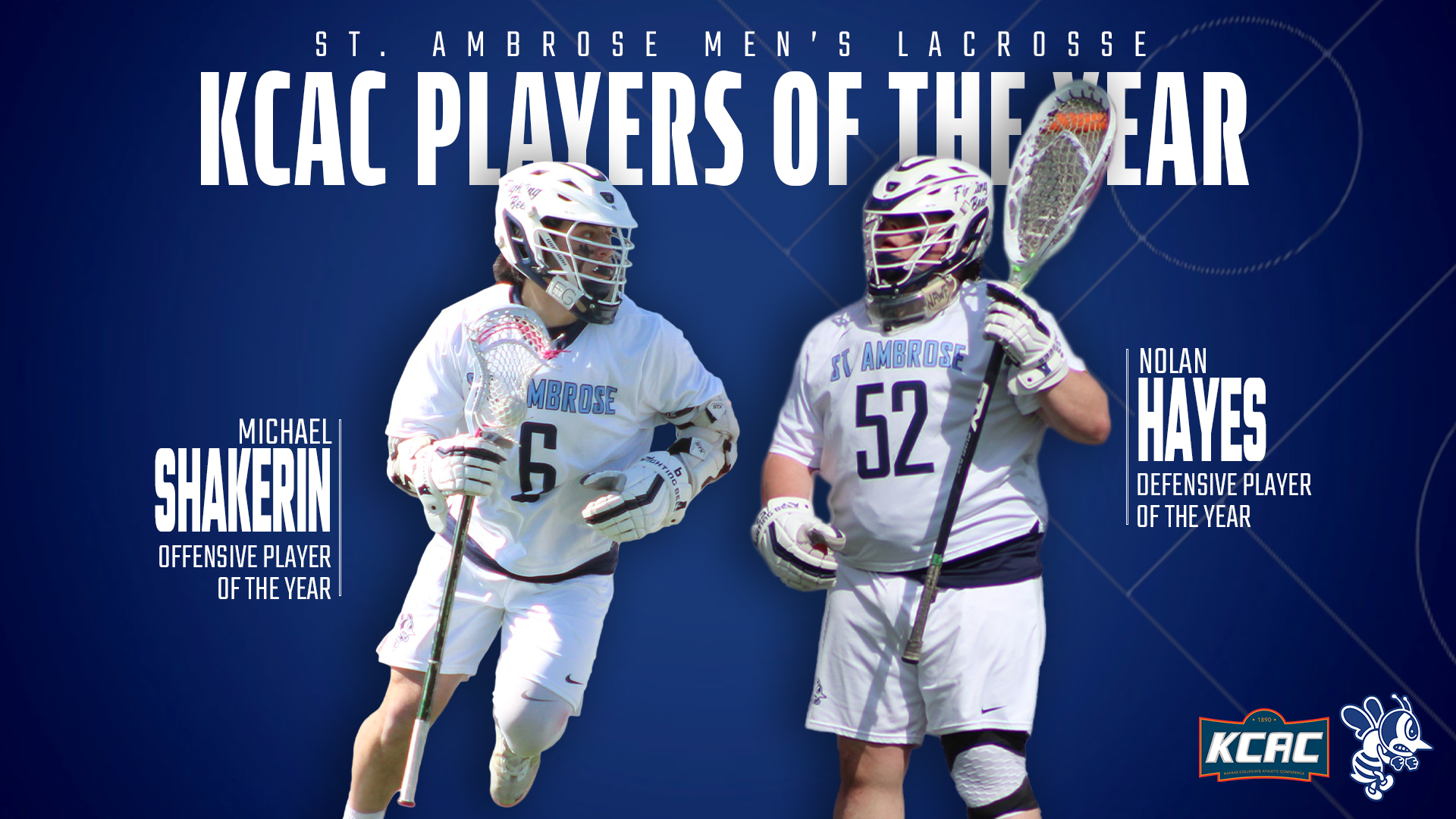 Hayes named KCAC Player of the Year; Shakerin Offensive POY