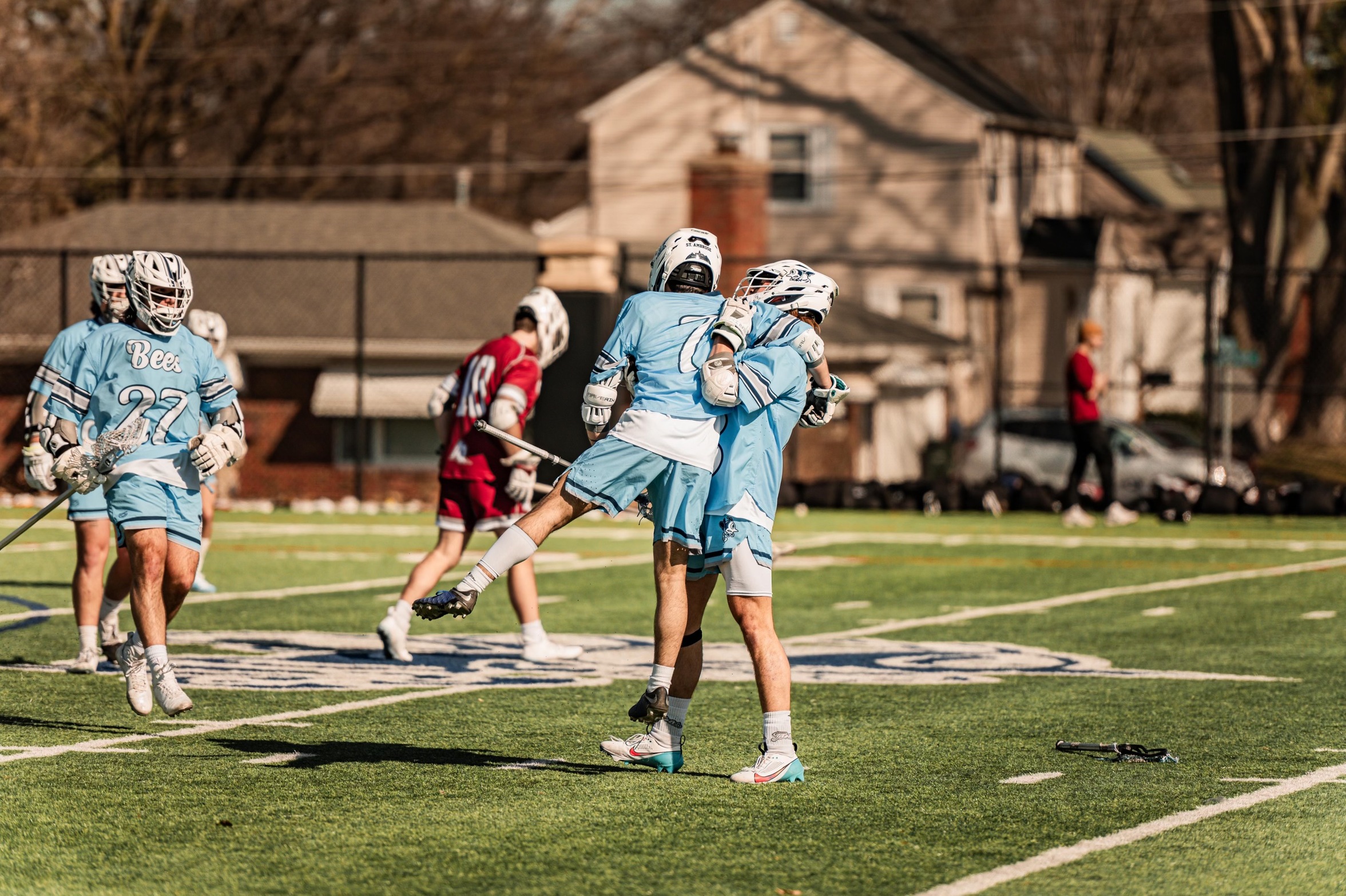 Saints edge Bees in nationally ranked match up