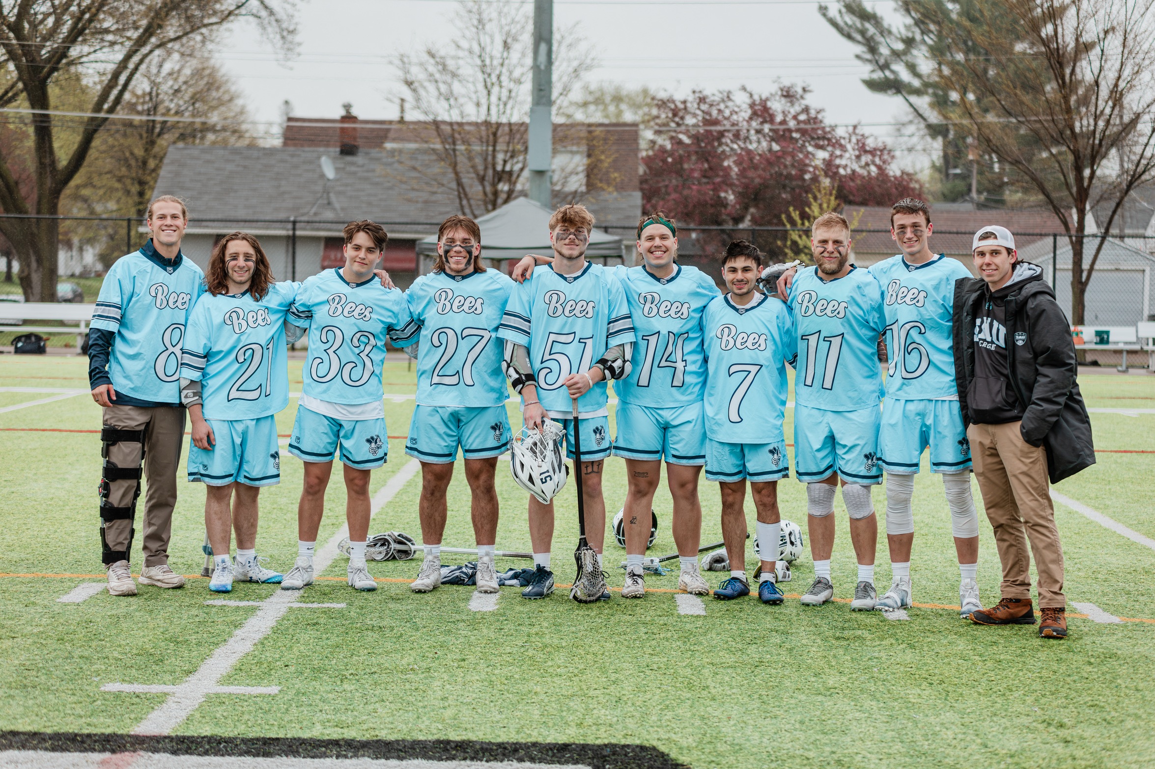 Exciting overtime win for the Bees over Augustana on senior night