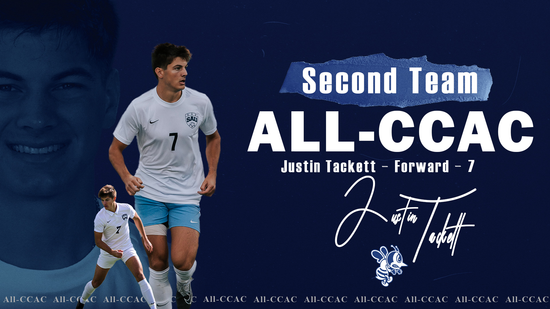 Tackett named second team all-CCAC
