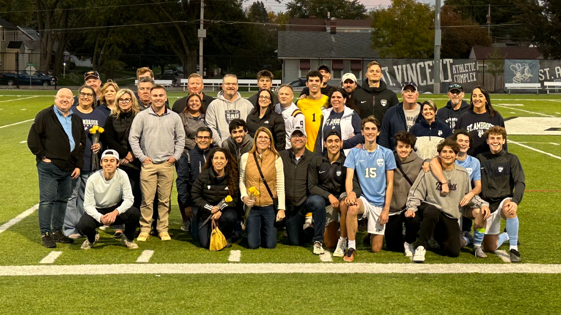 St. Ambrose wins big on Senior Day