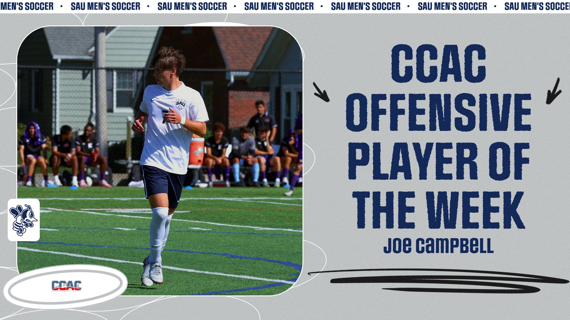 Campbell tabs CCAC Men's Soccer Offensive Player of the Week honors