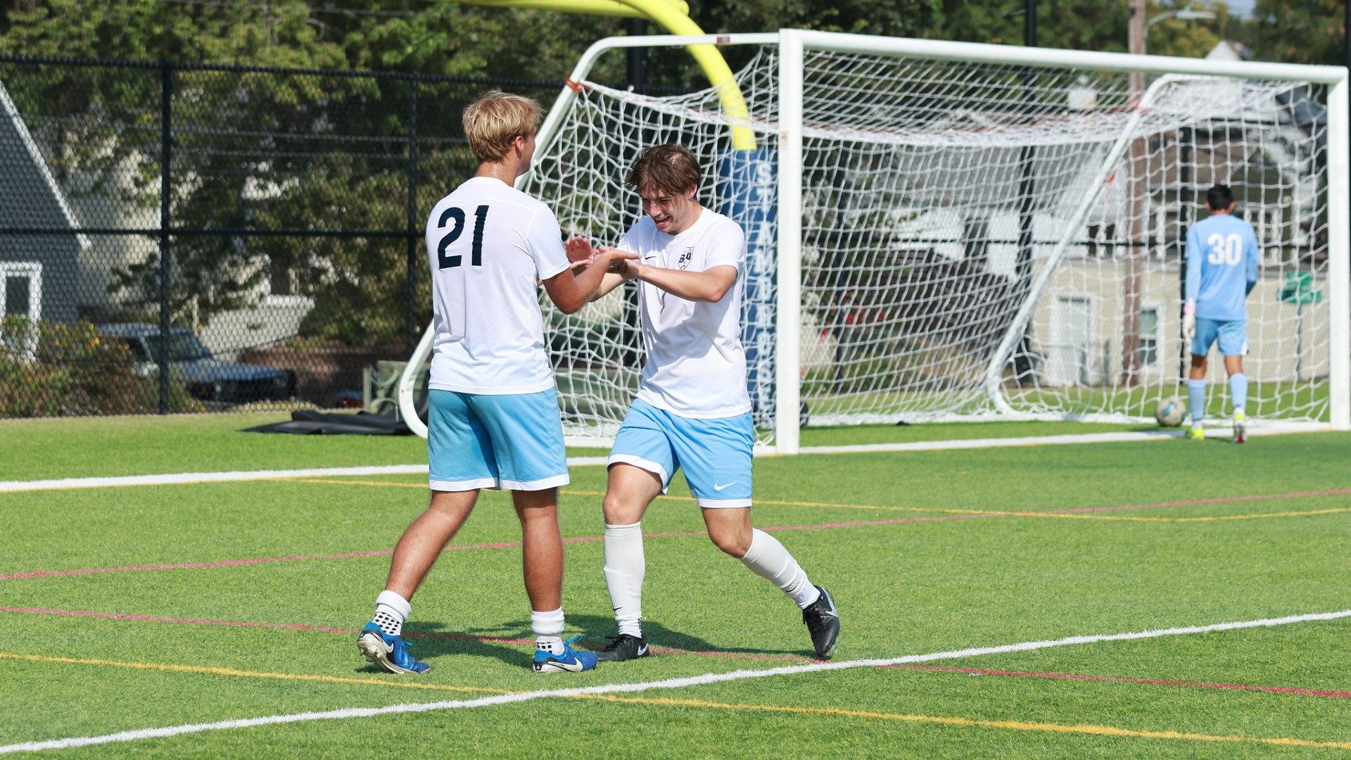 Bees battle against the Fighting Saints