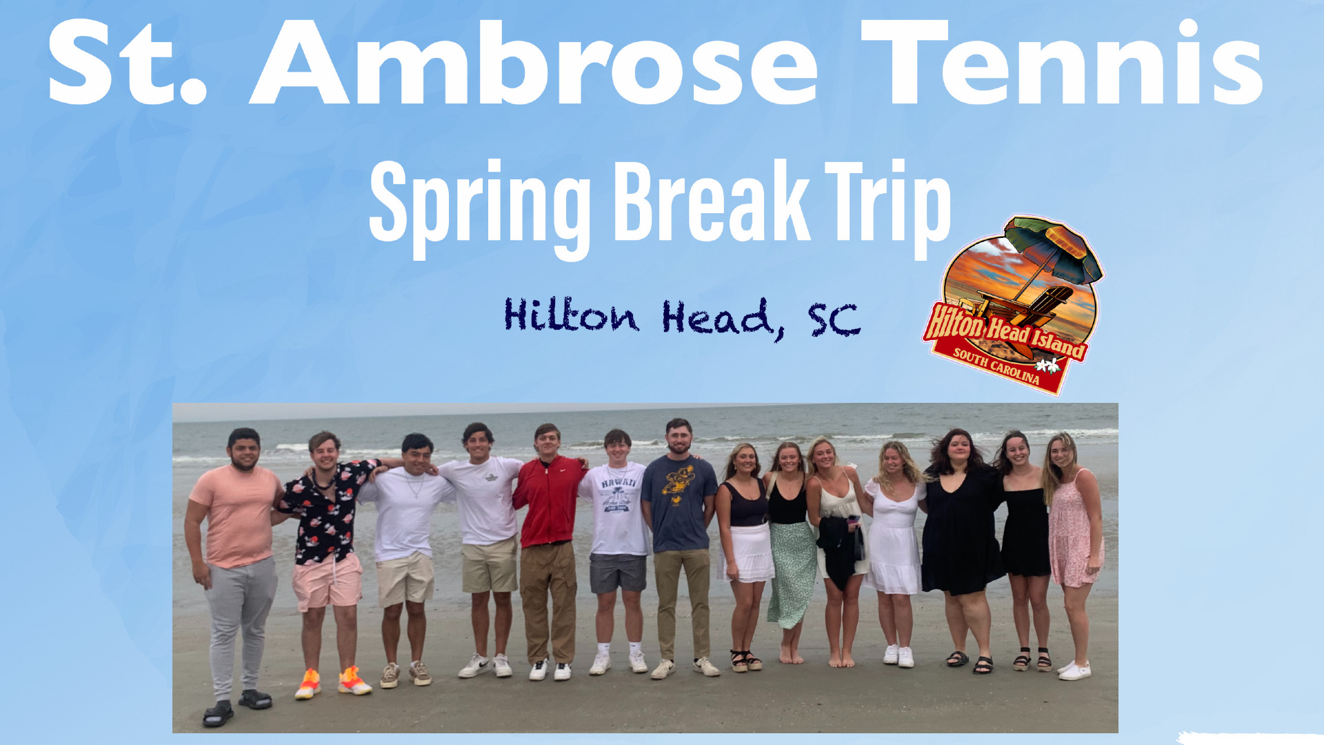 SAU Tennis travels to Hilton Head for Spring Break trip