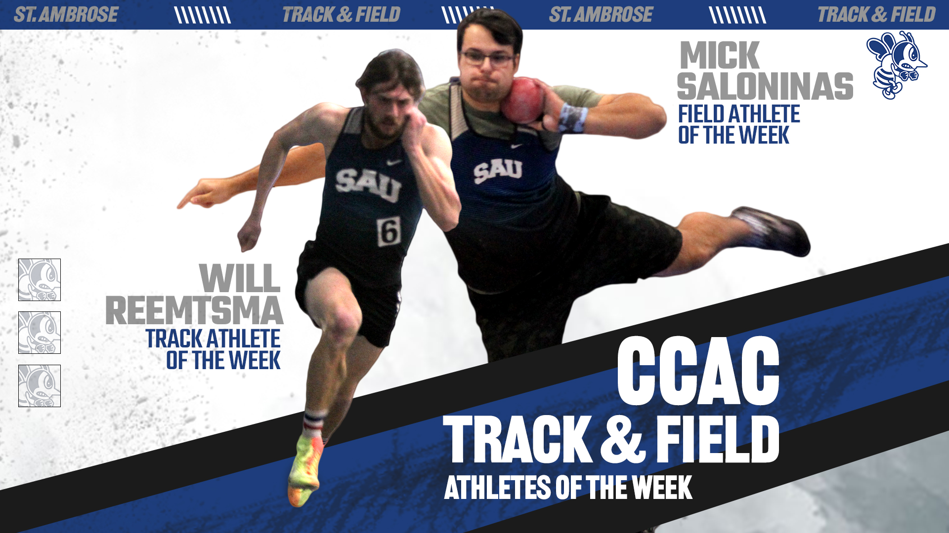 Reemtsma and Saloninas named CCAC Track & Field Athletes of the Week