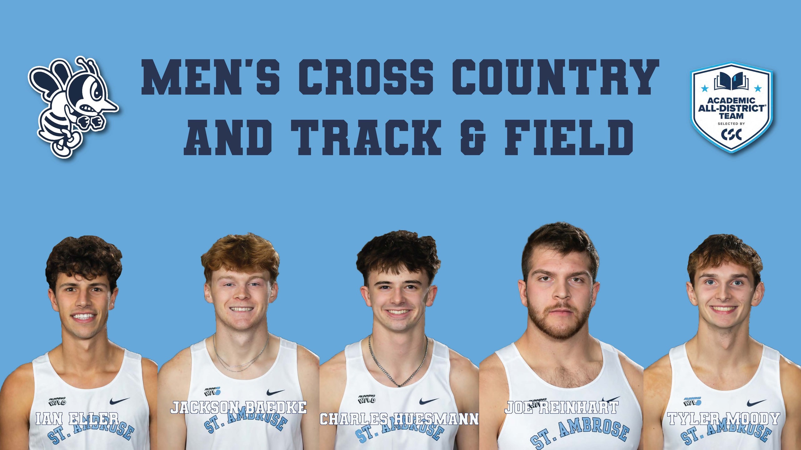 Six named to CSC Men's Cross Country/Track &amp; Field Academic All-District Team