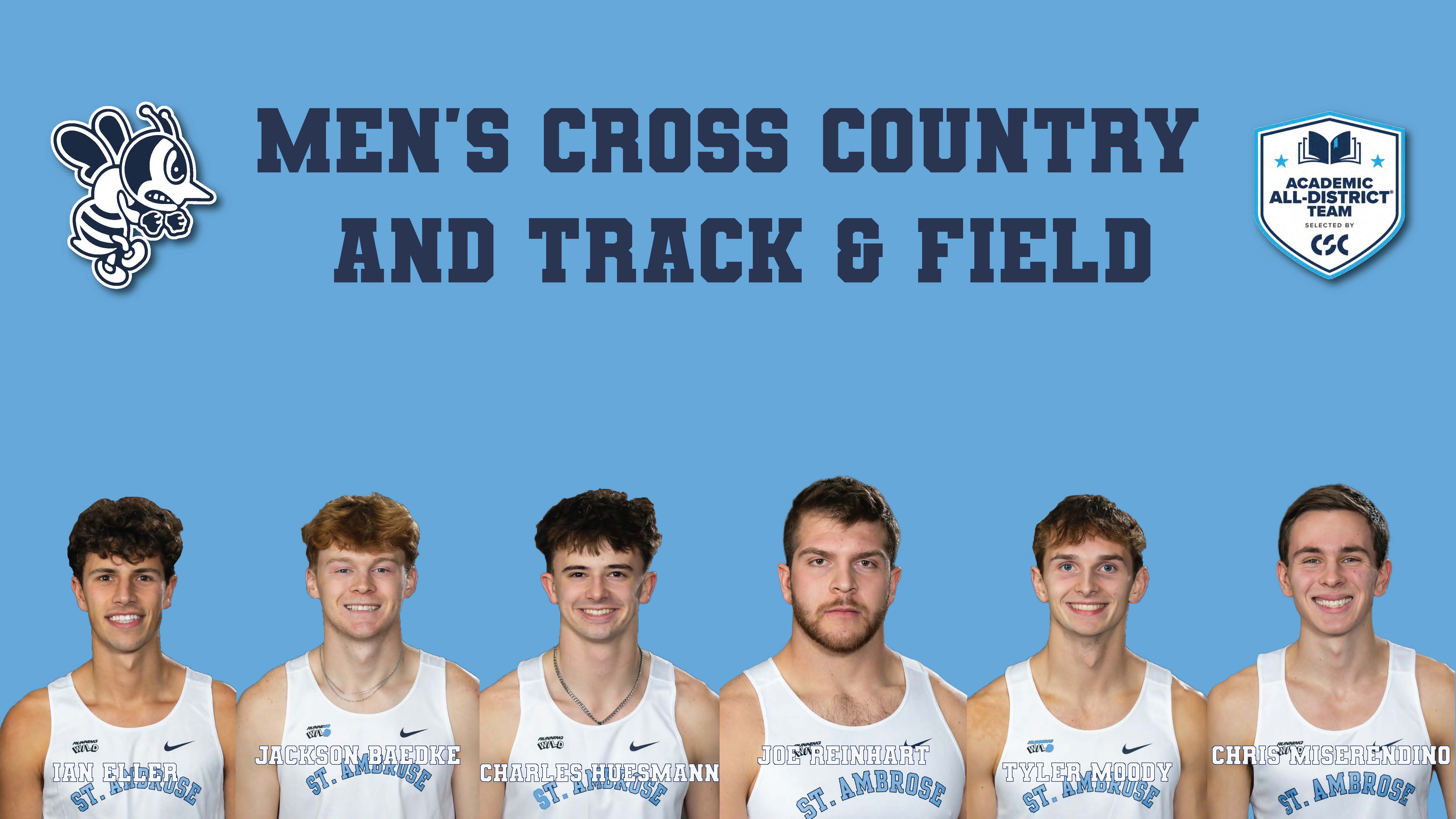Six named to CSC Men's Cross Country/Track & Field Academic All-District Team