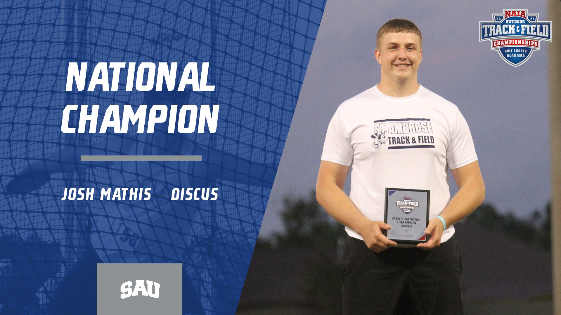Mathis wins National Championship in discus