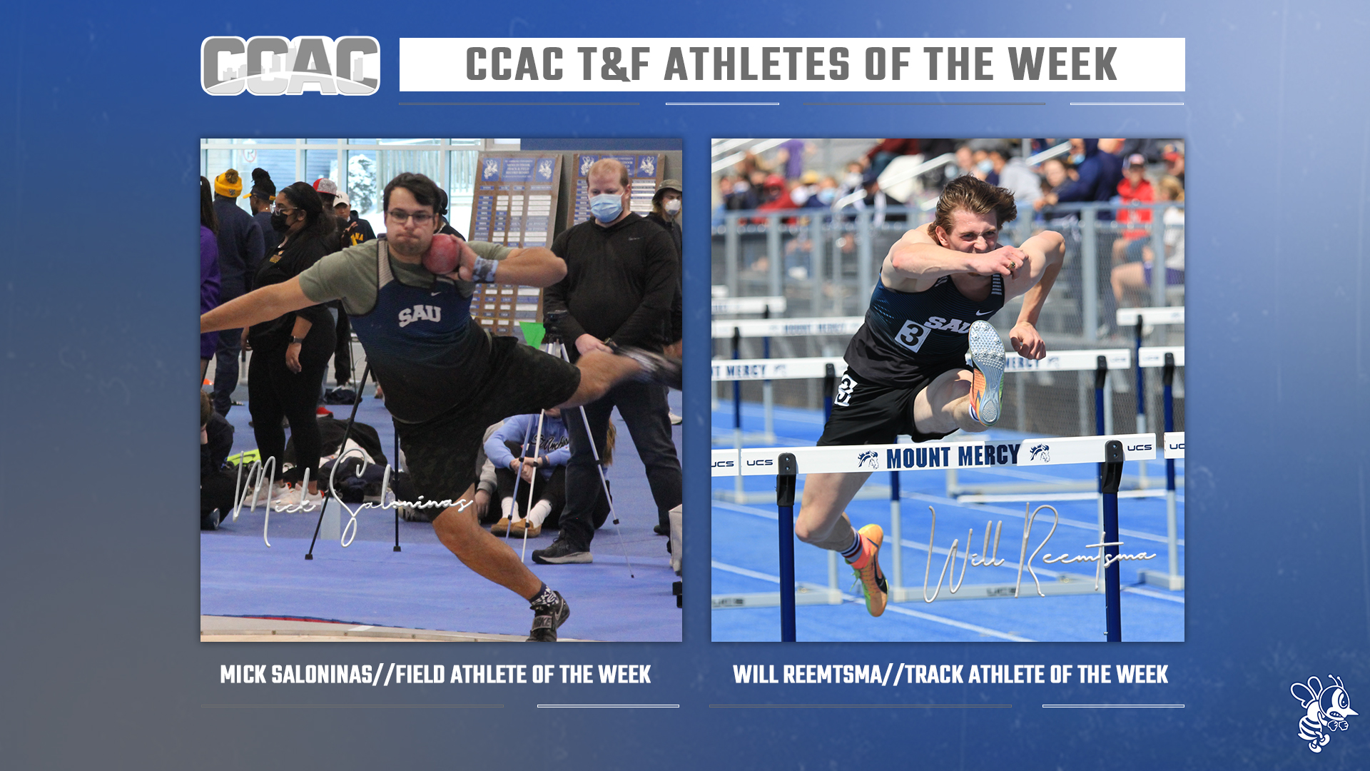 Saloninas, Reemtsma named Outdoor Track &amp; Field Athletes of the Week