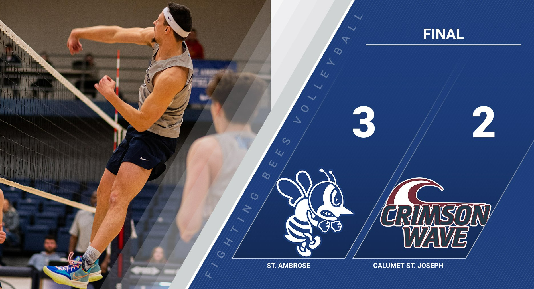 St. Ambrose goes five to get first win of the year