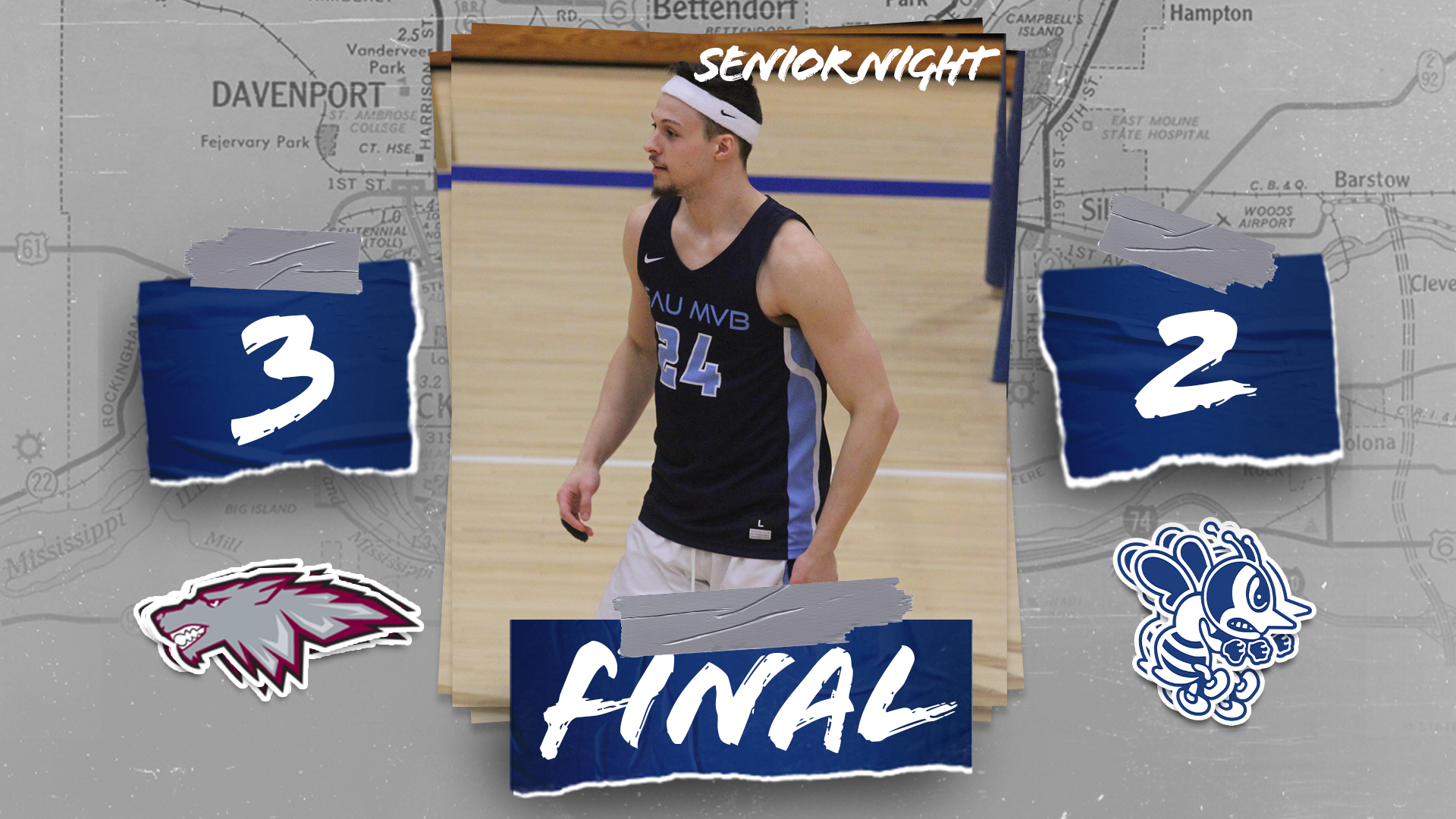 Bees recognize three on Senior Night