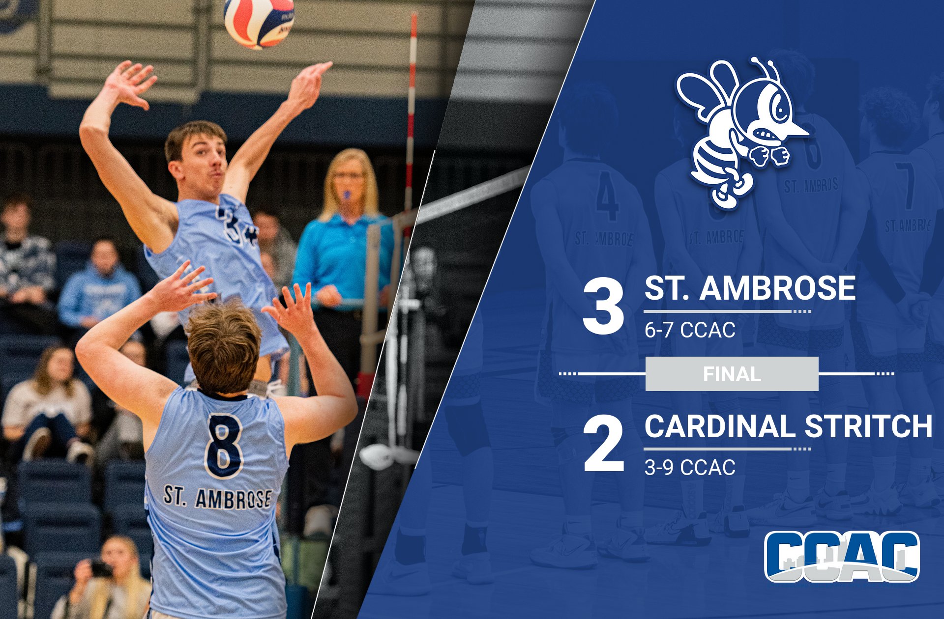Bees clinch postseason berth with five-set comeback