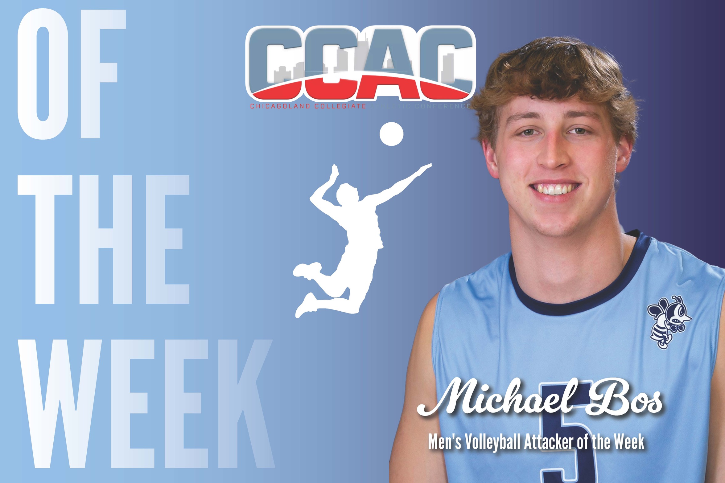 Bos named CCAC Attacker of the Week