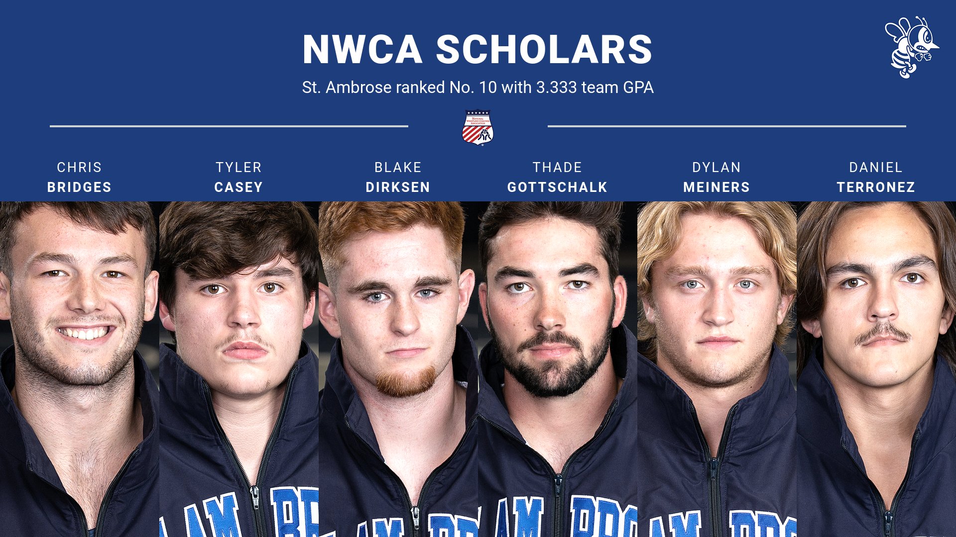 SAU named NWCA Scholar All-America Team