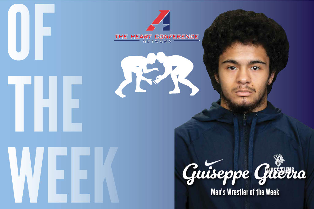 Guerra named Heart Men's Wrestler of the Week