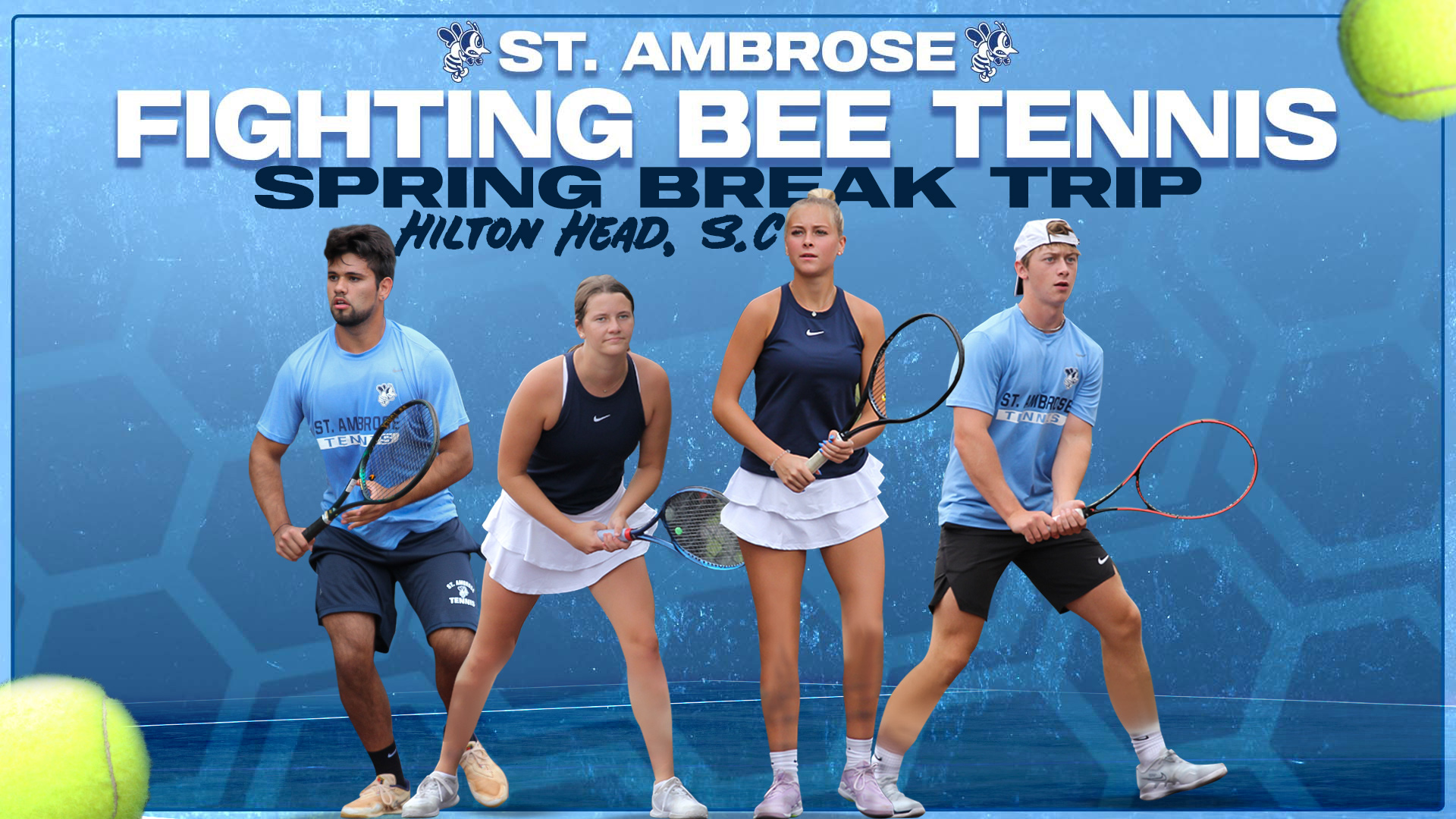 SAU Tennis in Hilton Head for Spring Break